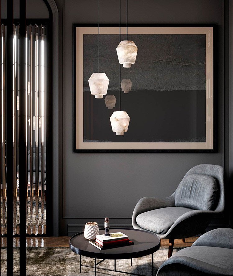 Elvian Alabaster Pendant Light product view