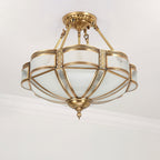 Floral Brass Ceiling Lamp Floor lamp