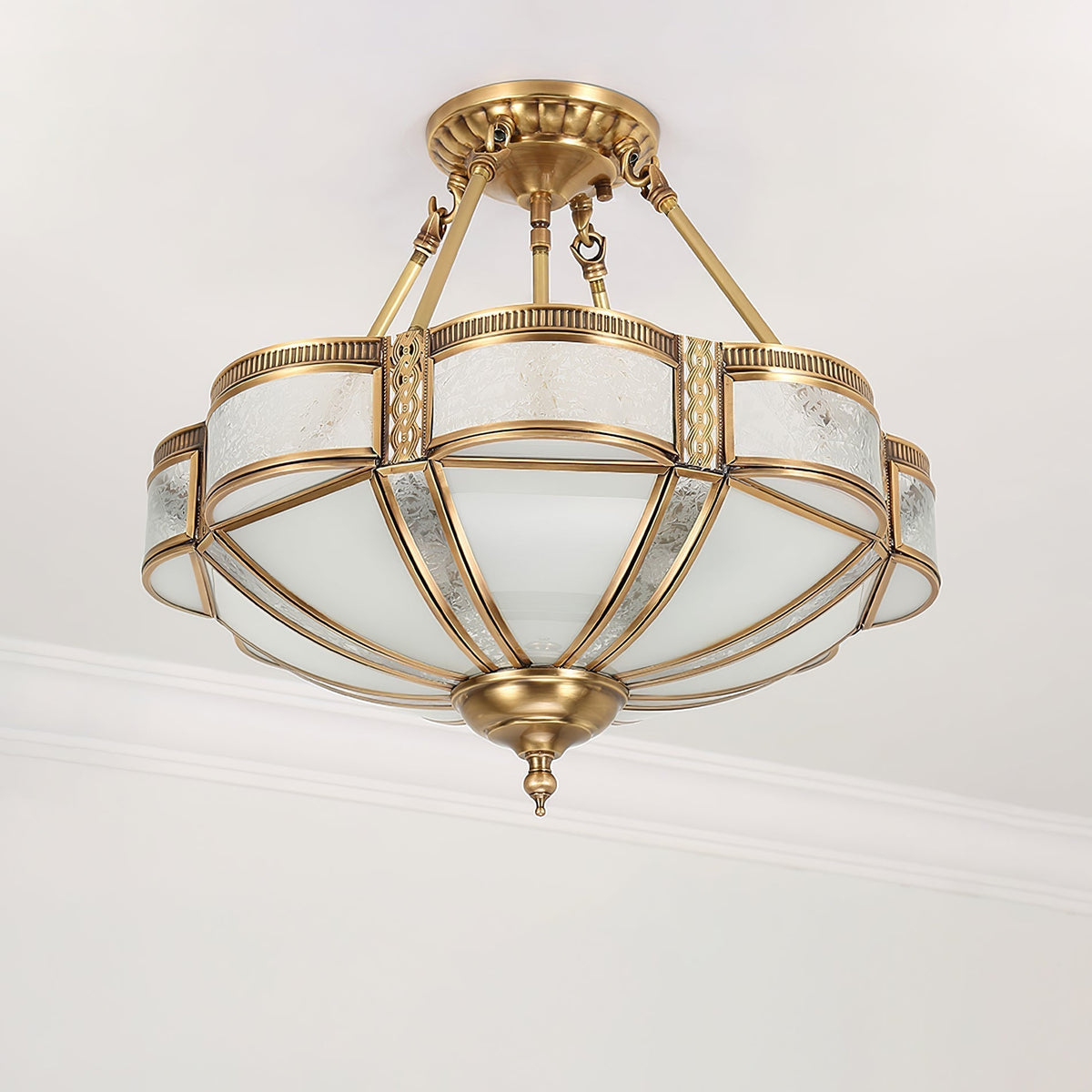 Floral Brass Ceiling Lamp Floor lamp