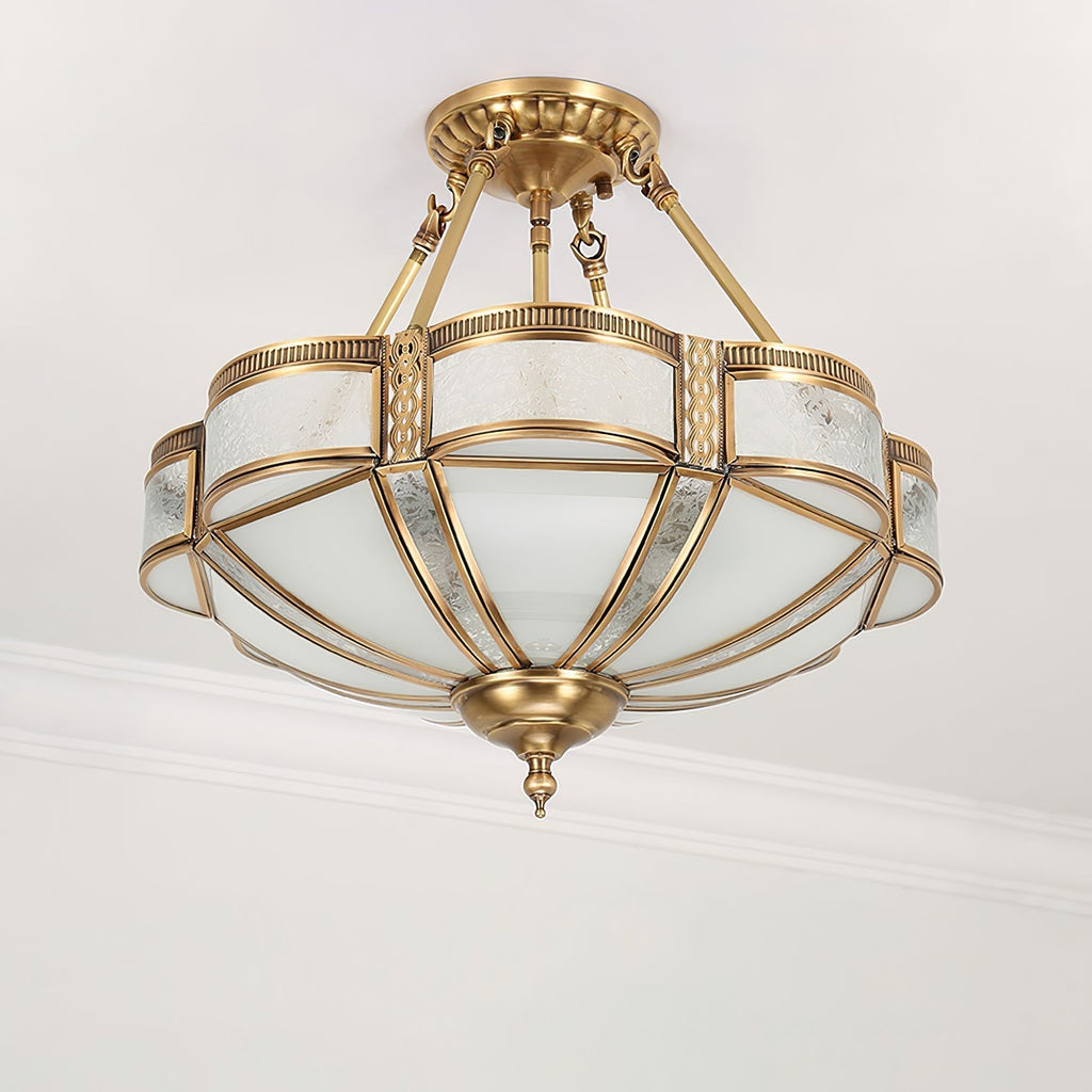 Floral Brass Ceiling Lamp Floor lamp