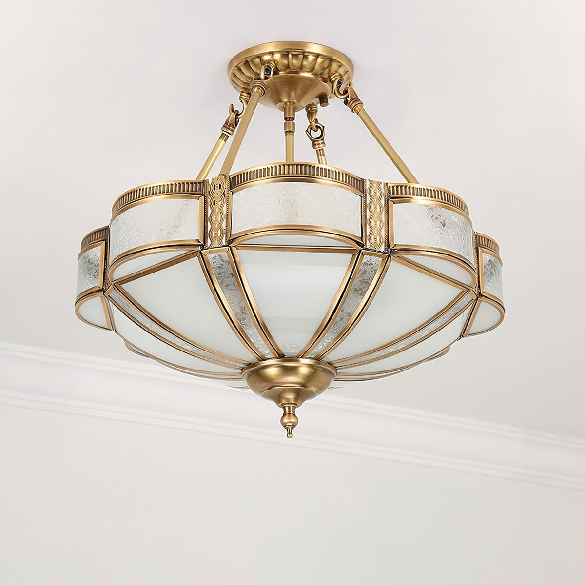 Floral Brass Ceiling Lamp Floor lamp