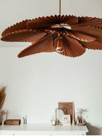 Folded Leaf Lotus Pendant Lamp Chandelier