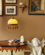 French Tassels Brass Pendant Light product view