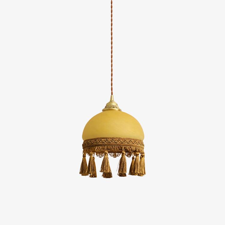 French Tassels Brass Pendant Light product view