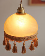 French Tassels Brass Pendant Light product view