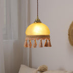French Tassels Brass Pendant Light product view