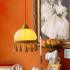 French Tassels Brass Pendant Light product view