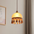 French Tassels Brass Pendant Light product view
