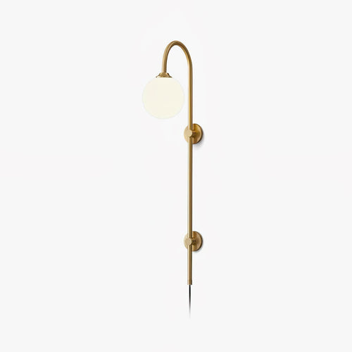 Globe Brass Plug-in Wall Sconce product view