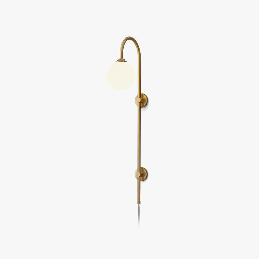 Globe Brass Plug-in Wall Sconce product view