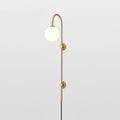 Globe Brass Plug-in Wall Sconce product view