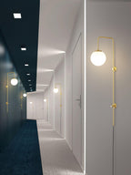 Globe Brass Plug-in Wall Sconce product view