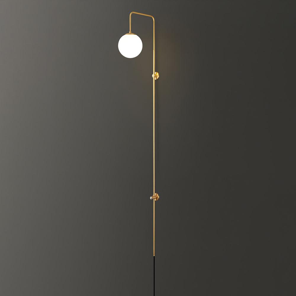 Globe Brass Plug-in Wall Sconce product view