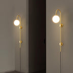 Globe Brass Plug-in Wall Sconce product view