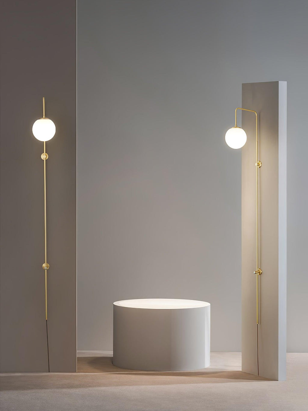Globe Brass Plug-in Wall Sconce product view