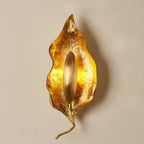 Leaf Brass Wall Lamp