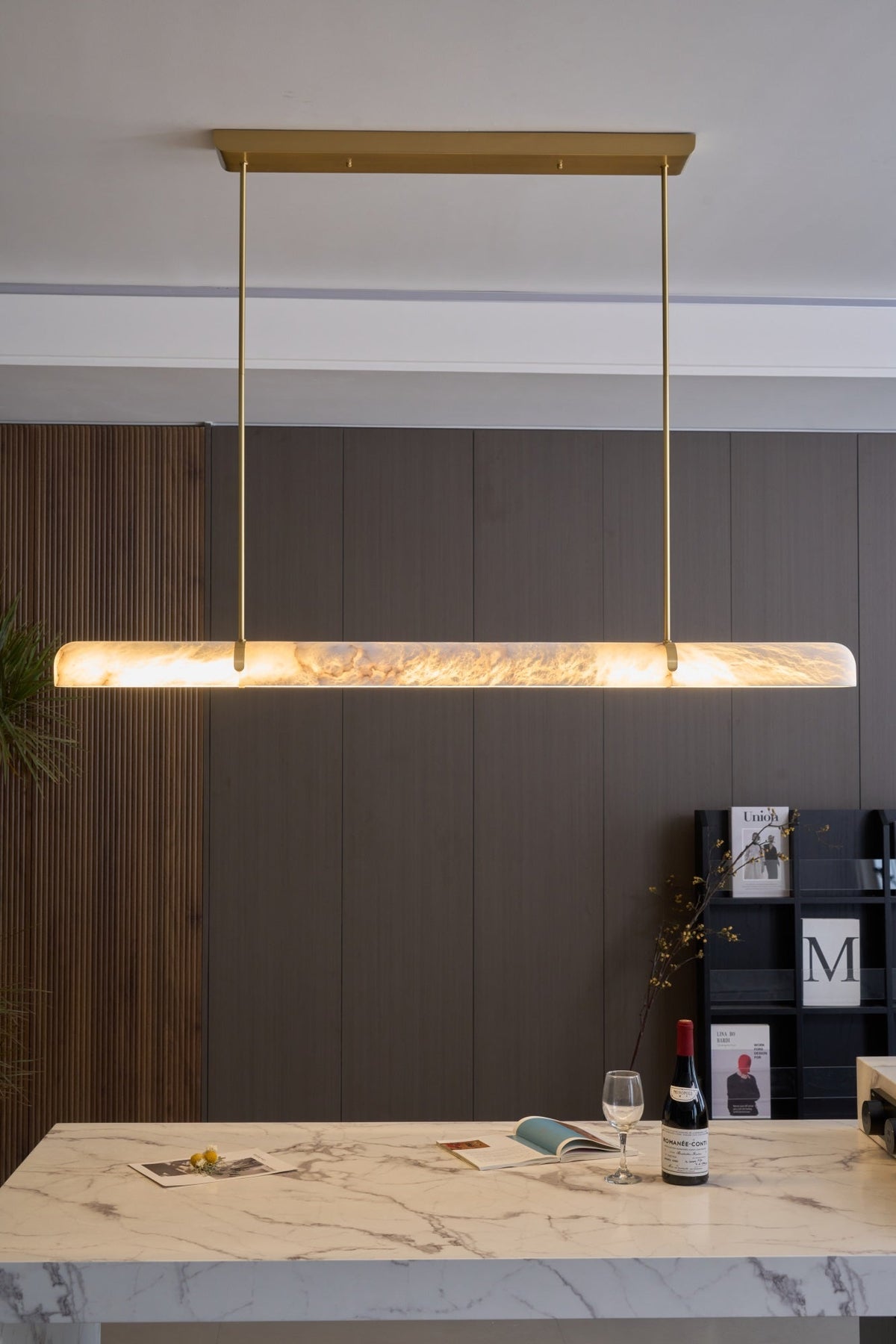 Linear Alabaster Chandelier product view