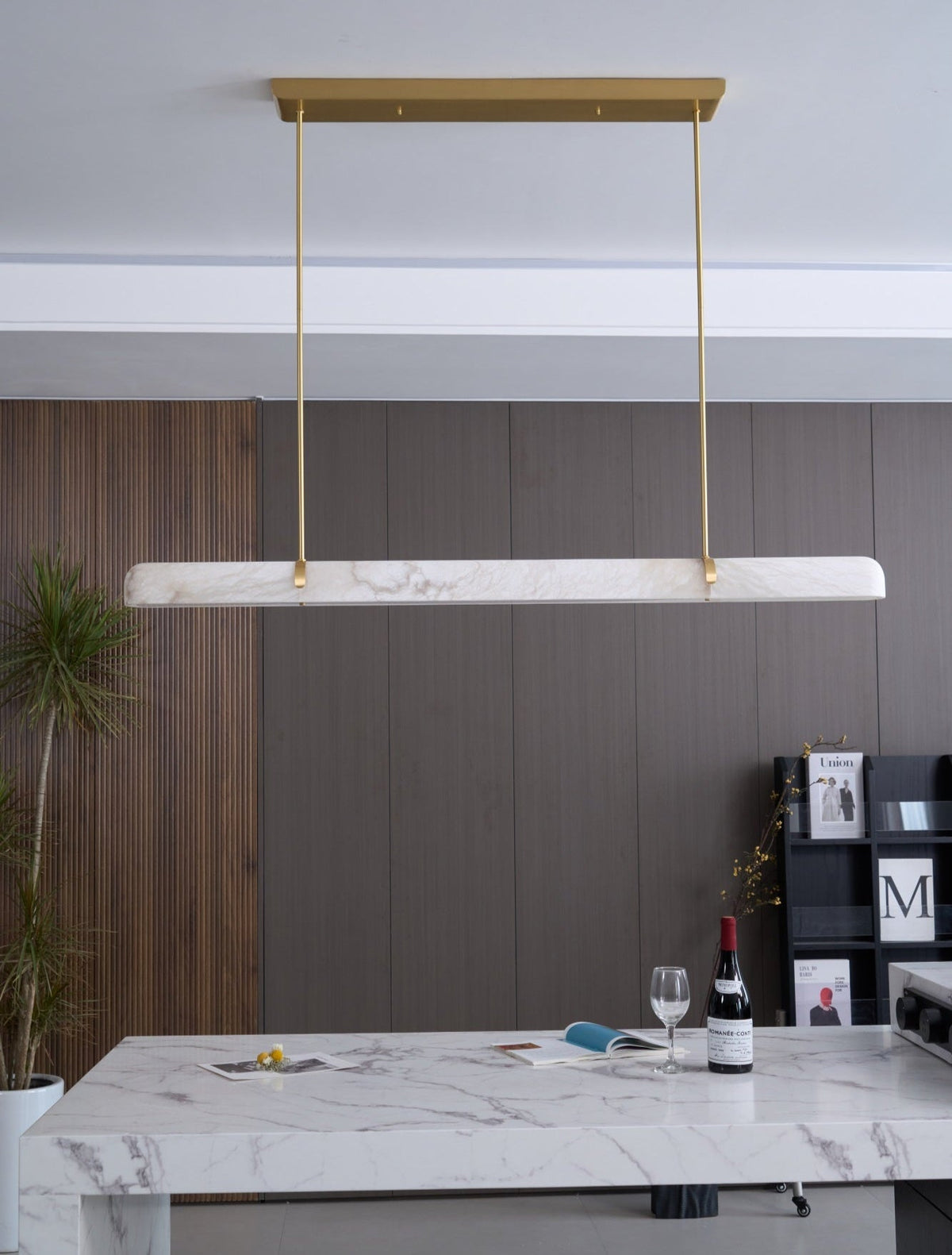 Linear Alabaster Chandelier product view