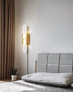 Oblong Alabaster Plug-in Wall Sconce product view