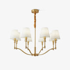 Meridian Mid Century Brass Chandelier product view