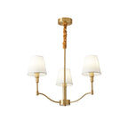 Meridian Mid Century Brass Chandelier product view
