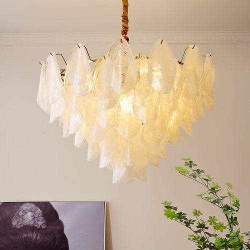 Multi Tier Cloud Glass Pendant Light product view