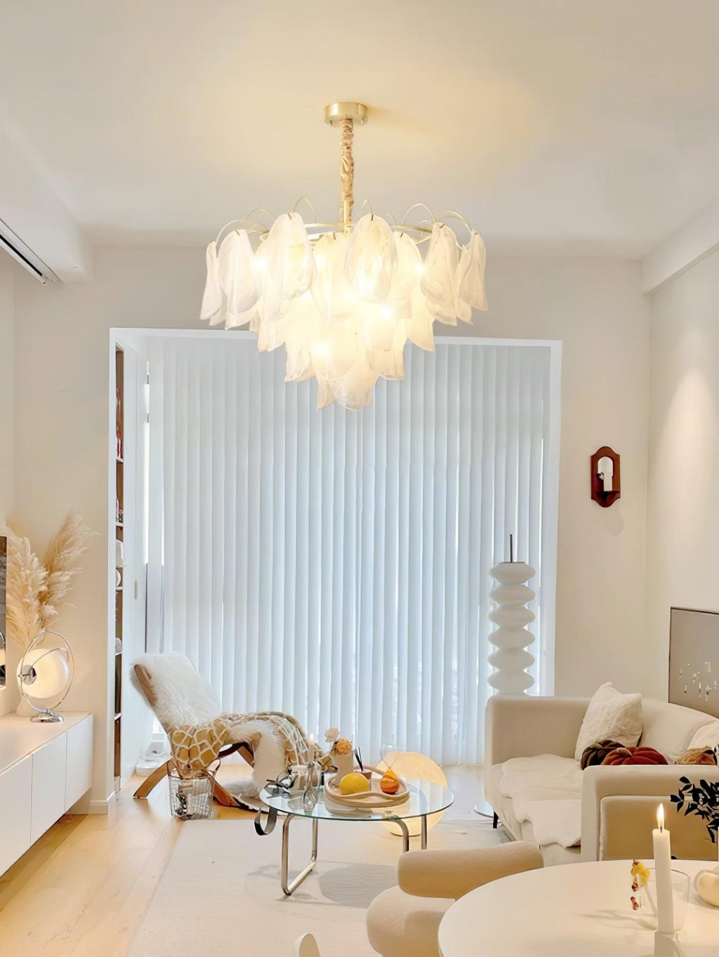 Multi Tier Cloud Glass Pendant Light product view