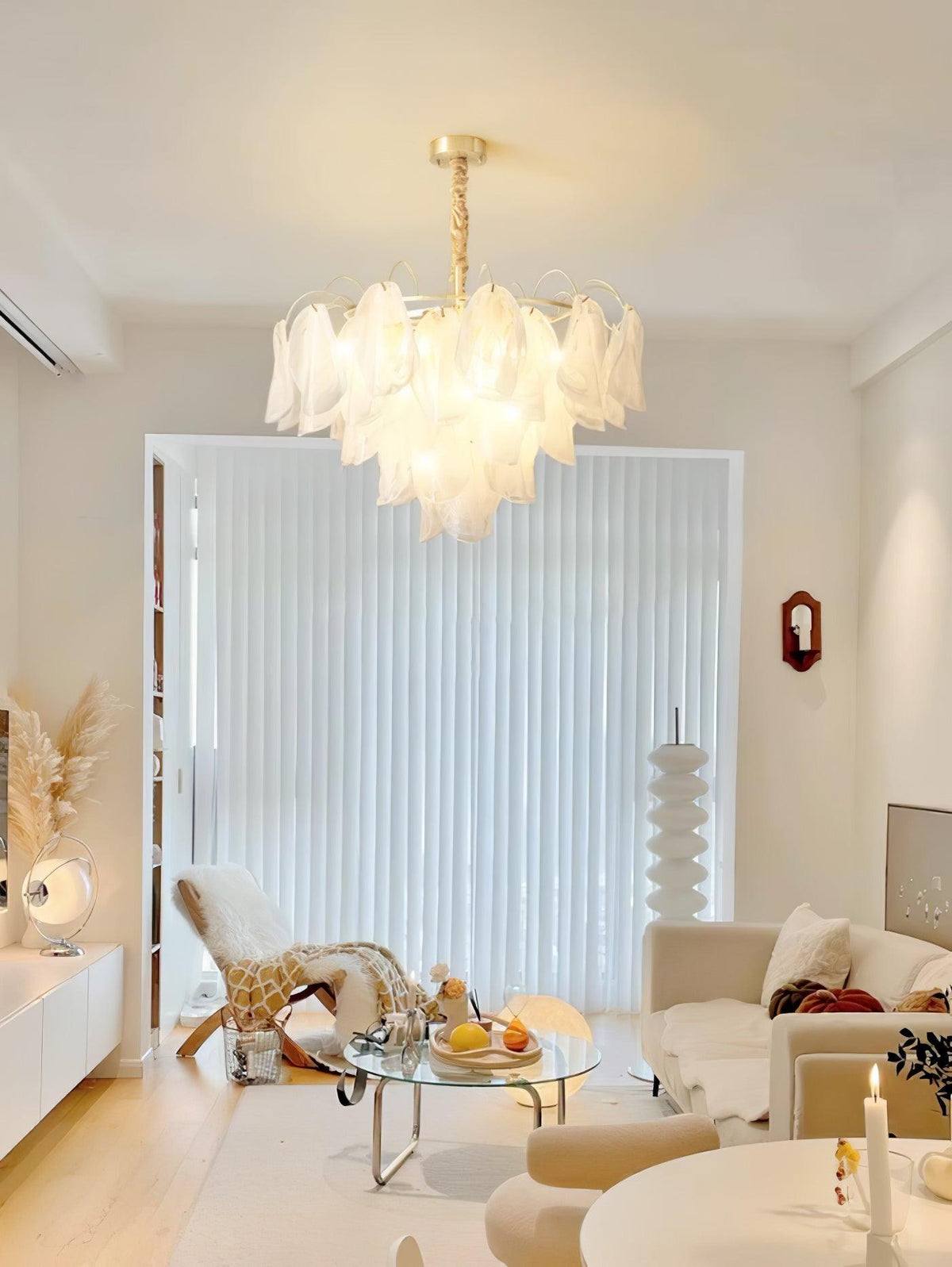 Multi Tier Cloud Glass Pendant Light product view