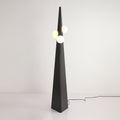 Noir Roy Floor Lamp ∅ 11″ x H 63.8″ / Dia 28cm x H 162cm / Iron & Black / US Plug Floor lamp