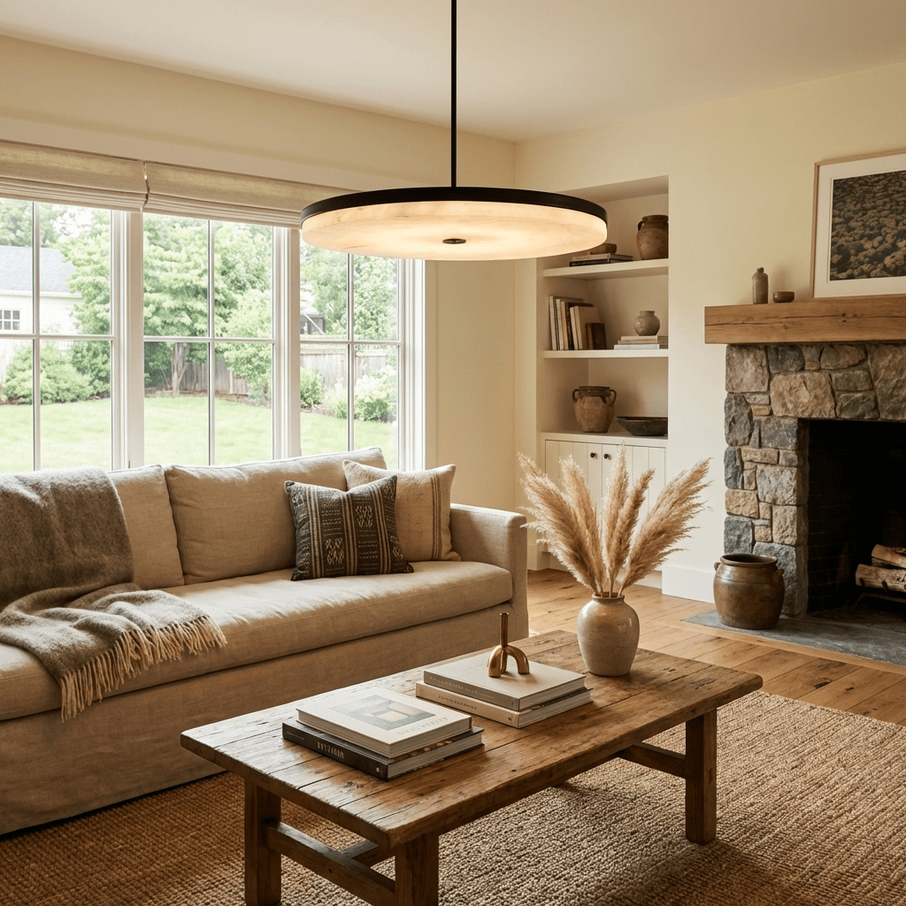 Orbis Alabaster Pendant Light product view