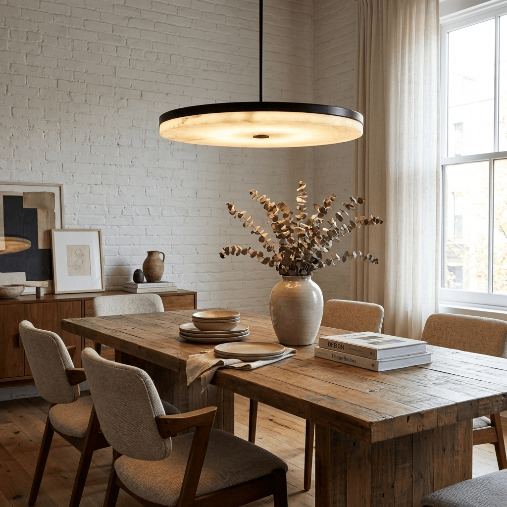 Orbis Alabaster Pendant Light product view