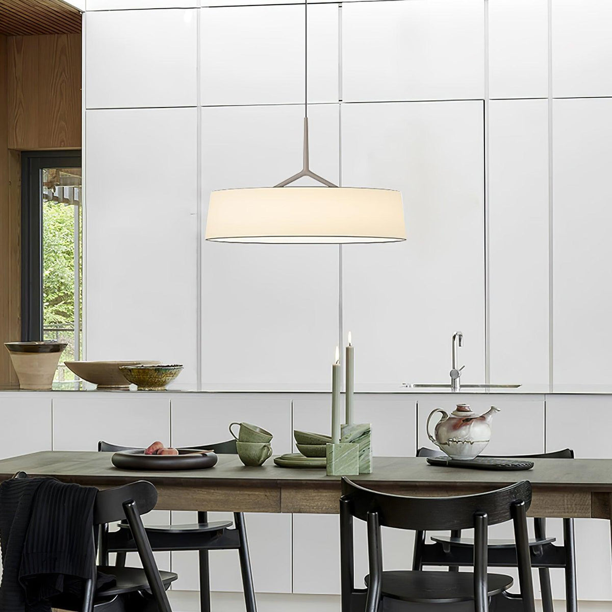 Paper Glow Circular Pendant Lamp