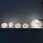 Pebbles Alabaster Pendant Lamp 1001 pendant Lamp