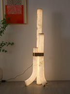 Piped Alabaster Floor Lamp Floor lamp