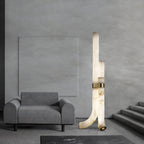 Piped Alabaster Floor Lamp Floor lamp