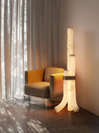 Piped Alabaster Floor Lamp Floor lamp