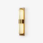 Rectangular Alabaster Brass Wall Sconce Wall lamp