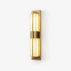 Rectangular Alabaster Brass Wall Sconce Wall lamp