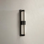 Rectangular Alabaster Brass Wall Sconce Wall lamp