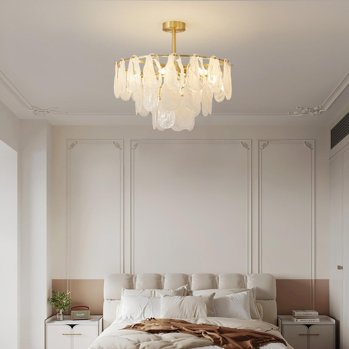 Round Cloud Glass Pendant Light product view