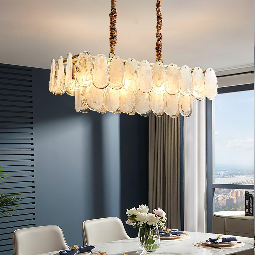 Round Cloud Glass Pendant Light product view