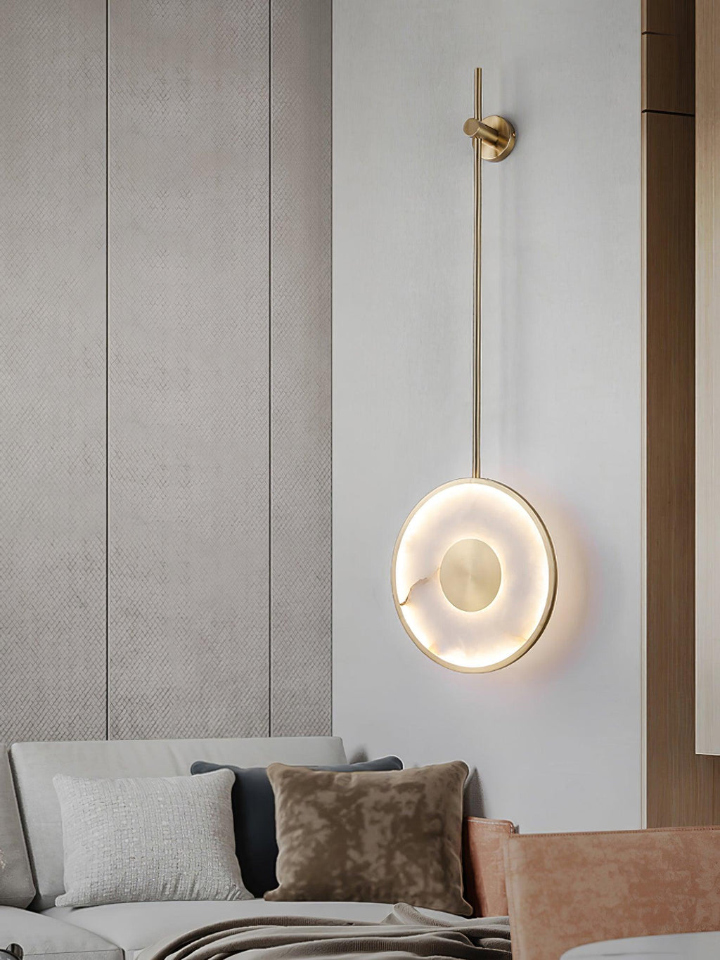 Round Alabaster Wall Lamp Wall lamp