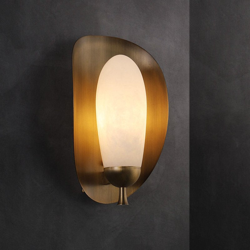 Solenne Alabaster Halo Wall Light product view