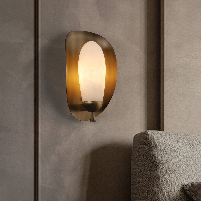Solenne Alabaster Halo Wall Light product view