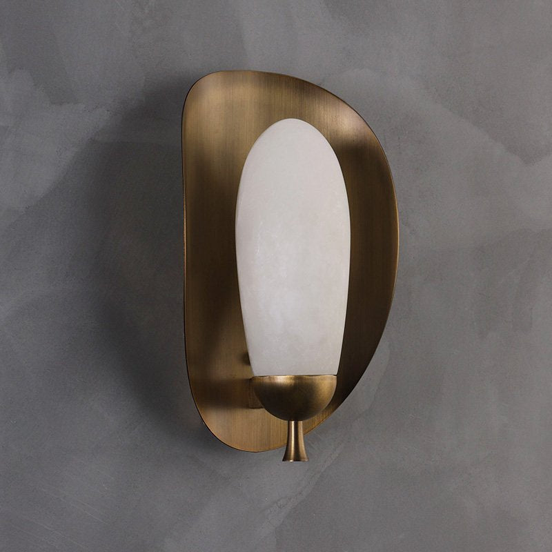 Solenne Alabaster Halo Wall Light product view