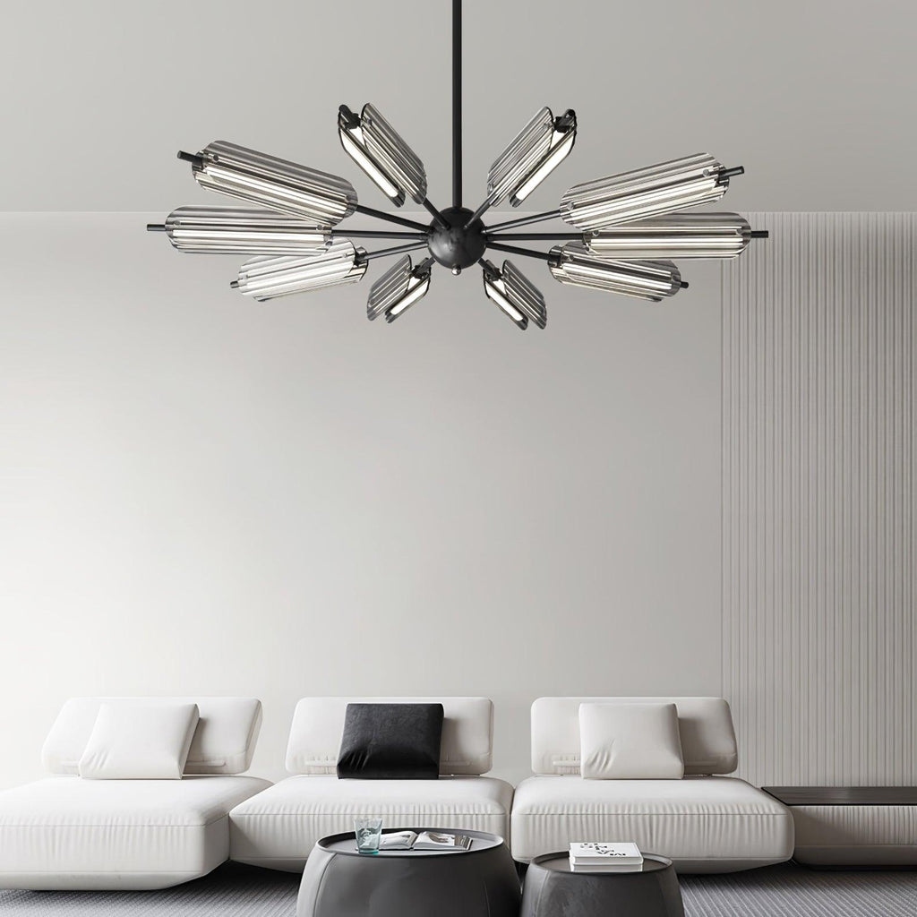 Sputnik Brass Chandelier product view