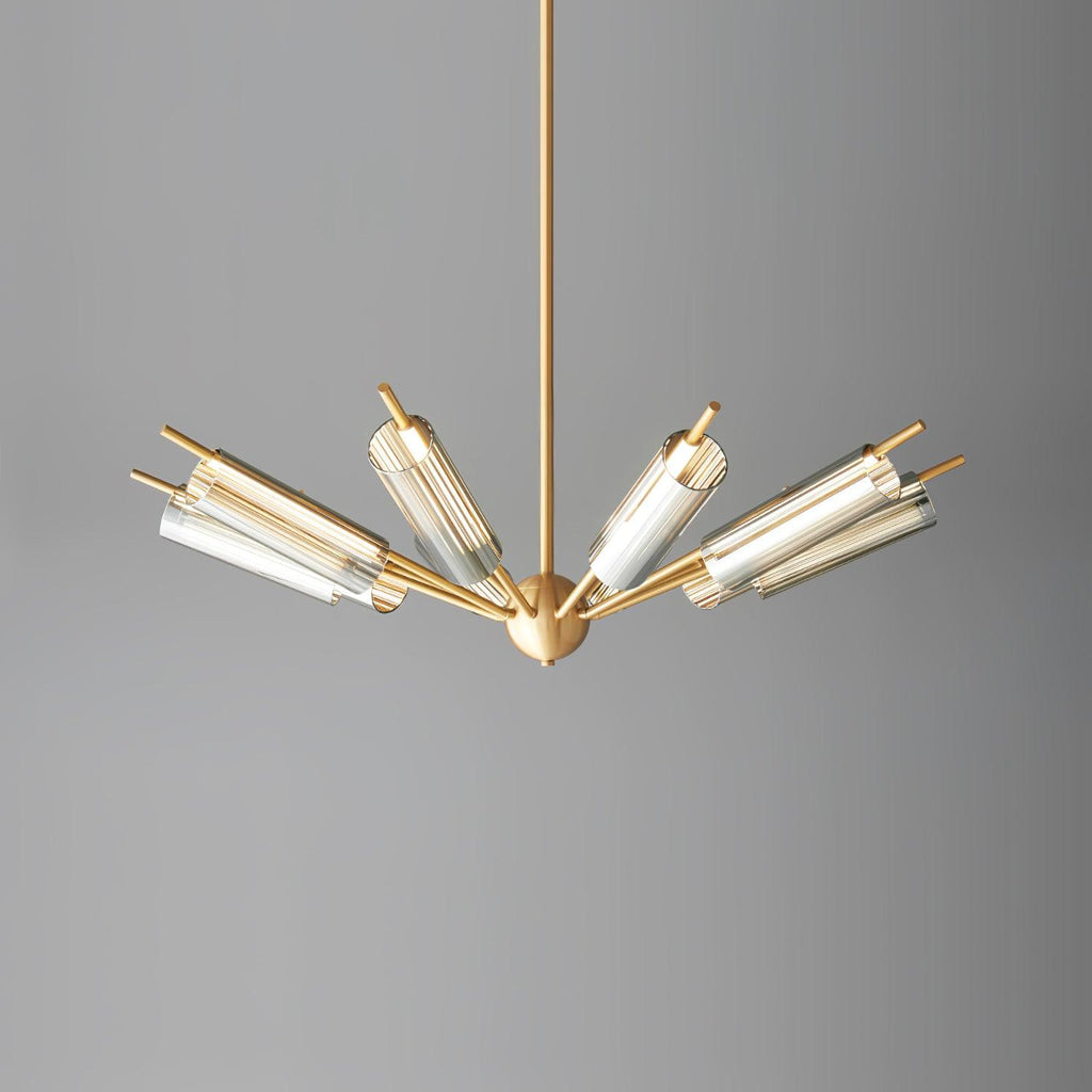 Sputnik Brass Chandelier product view