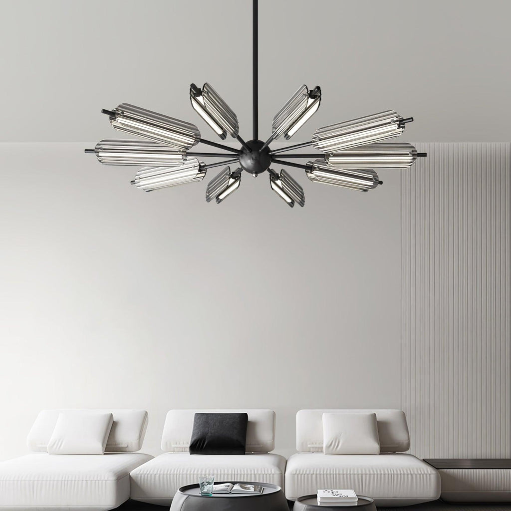 Sputnik Brass Chandelier product view