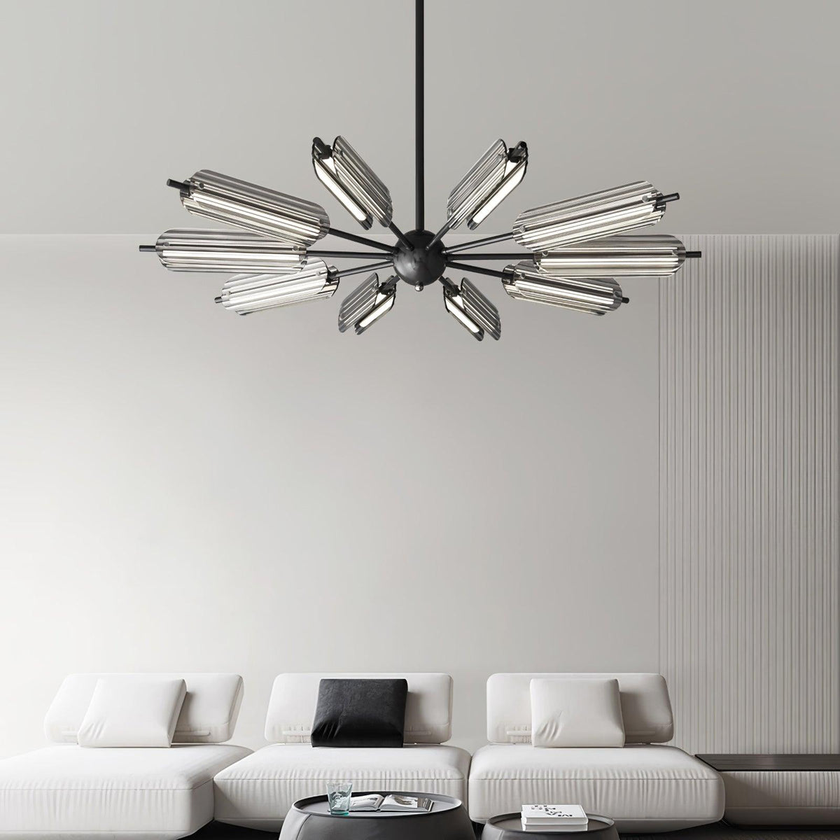 Sputnik Brass Chandelier product view