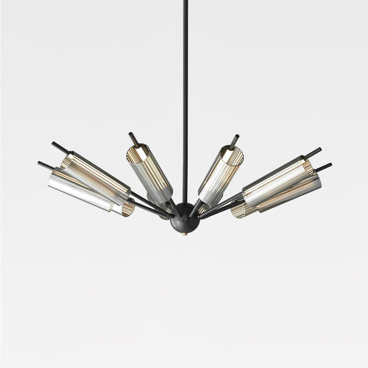 Sputnik Brass Chandelier product view